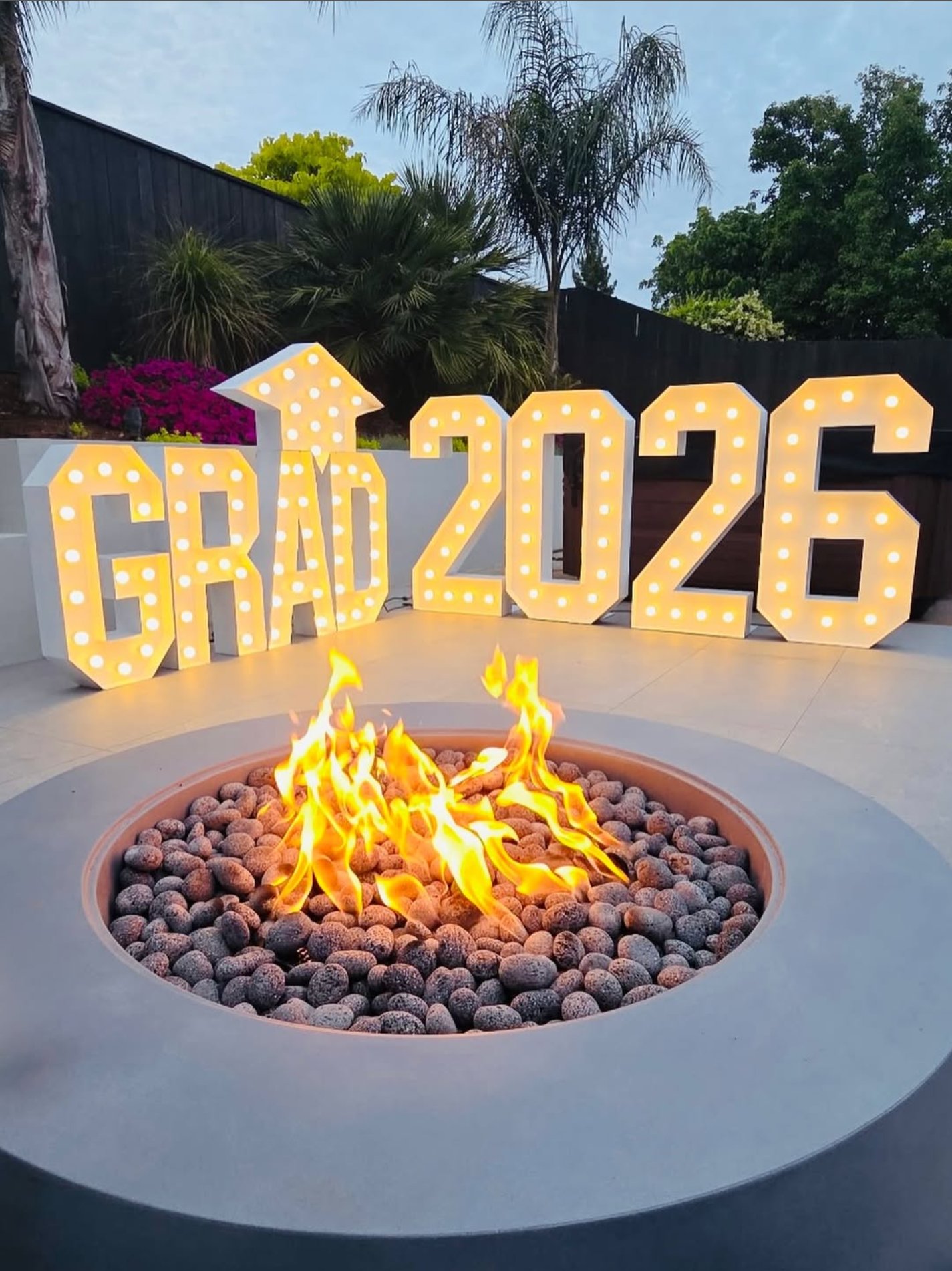 4ft Marquee Letters at an event